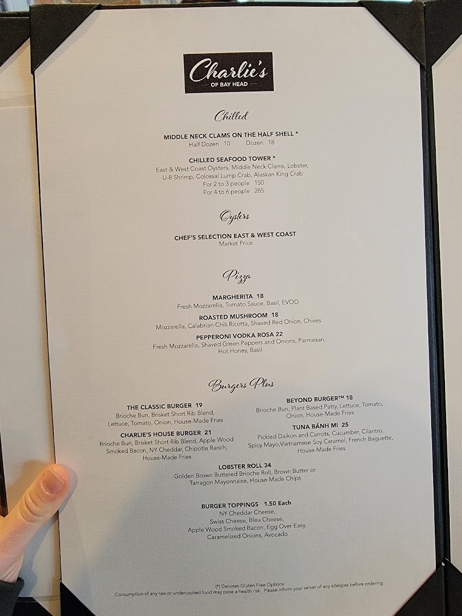 Charlies of Bay Head Menu - Image 2