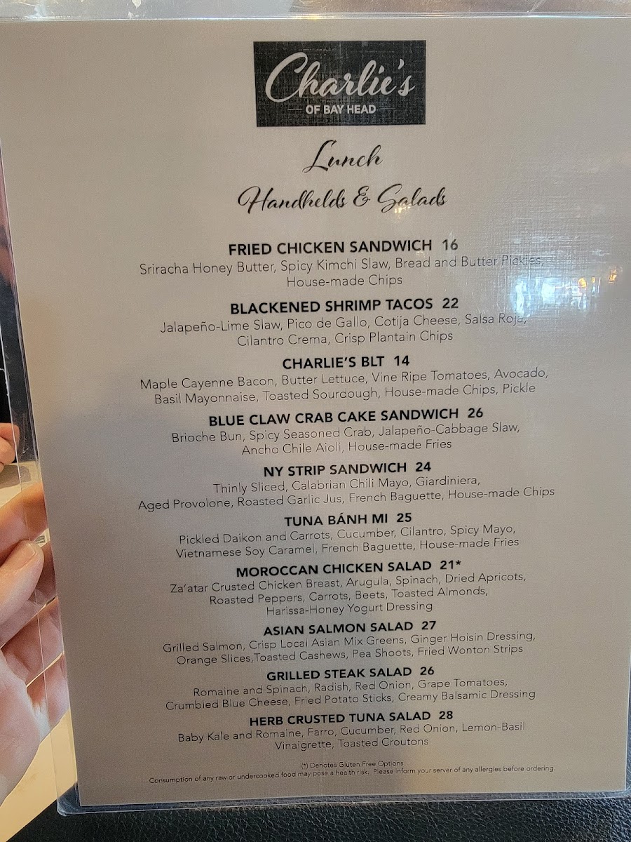 Charlies of Bay Head Menu - Image 5